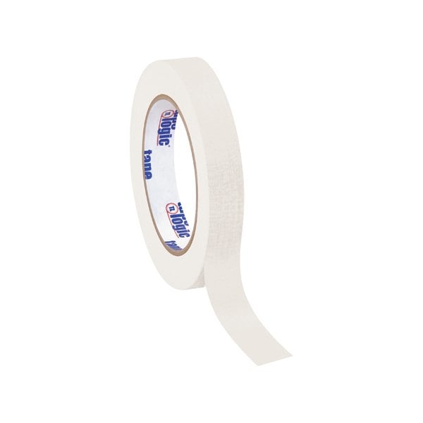 Tape Logic 3/4'' x 60 yds. White Tape Logic Masking Tape, 12PK T93400312PKW - main